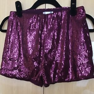 Sequin shorts
